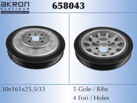 Akron Malò 658043 - POLEA DE CIGÜEÑAL AKRON-MALÒ