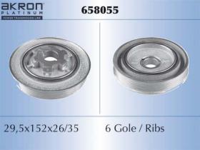 Akron Malò 658055 - POLEA DE CIGÜEÑAL AKRON-MALÒ