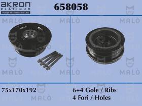  658058 - POLEA DE CIGÜEÑAL AKRON-MALÒ