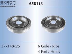 Akron Malò 658113 - POLEA DE CIGÜEÑAL AKRON-MALÒ