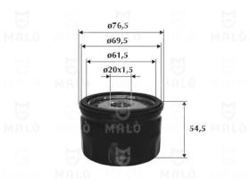 Akron Malò 1510015 - FILTRO DE ACEITE