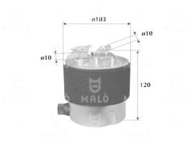 Akron Malò 1520002 - F CARB NISS QASHQAI 1.5 DCI