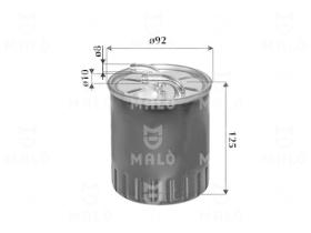 Akron Malò 1520022 - F CARB MERCEDES CLASSE A B C