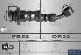 Akron Malò 80120 - T.FRE.ANT.SUZUKI BALENO/TT