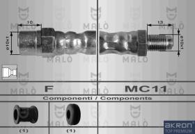 Akron Malò 8458 - T.FRENO ANT.BMW 518-520-524